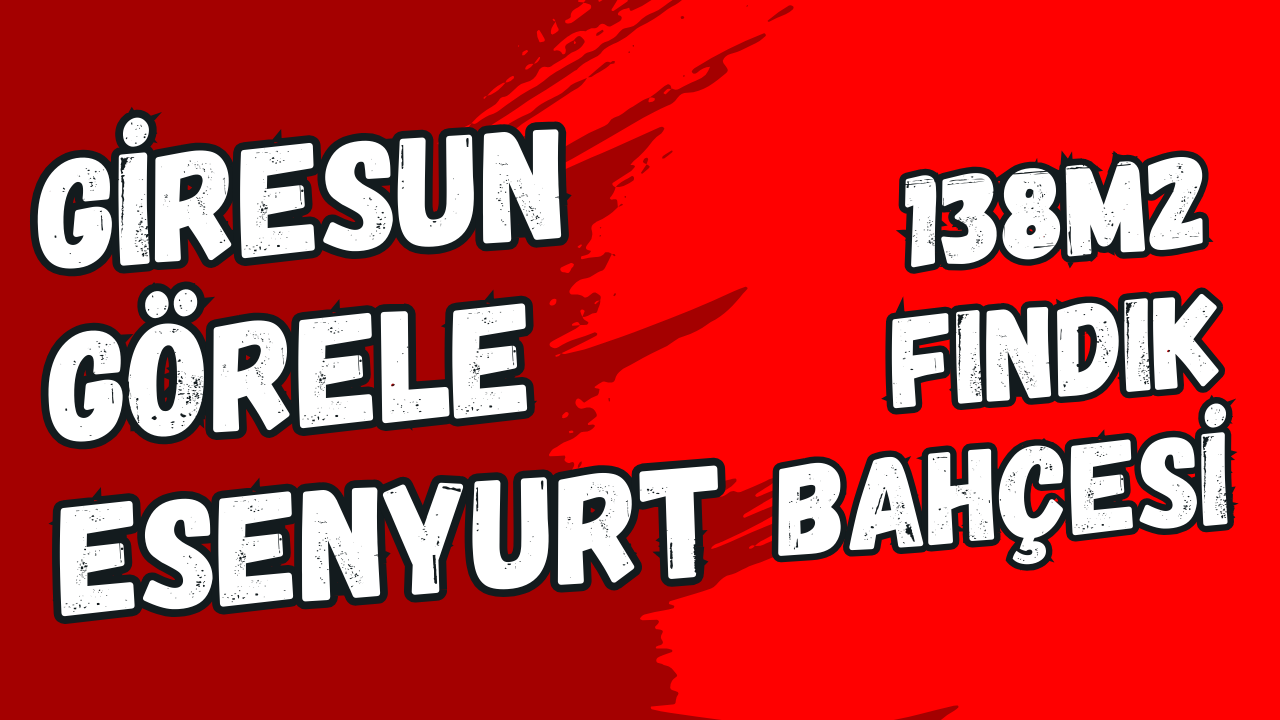  GİRESUN GÖRELE ESENYURT KÖYÜNDE 138M² FINDIK BAHÇEMİZ SATILIKTIR - GİRESUN GÖRELE fotoğraf 18